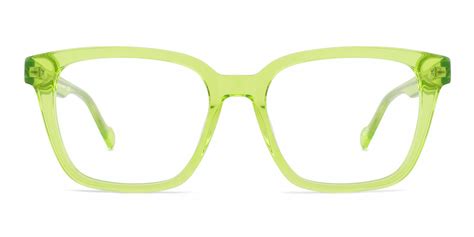 lime green glasses for women.